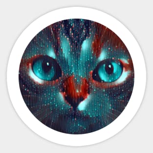 Behavioral mycat, revolution for cats Sticker